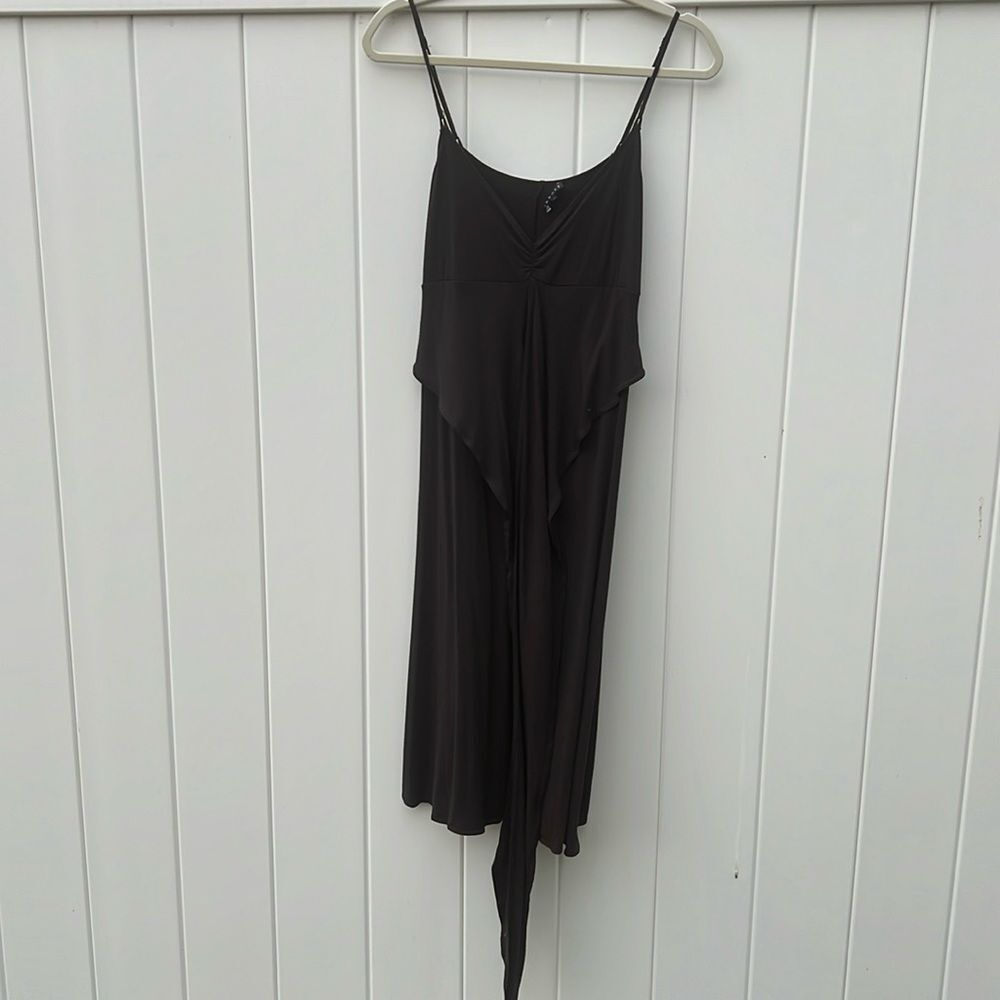Theory - dress size large with adjustable straps dark brown